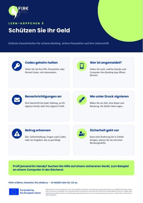 Infografik: Schützen Sie Ihr Geld